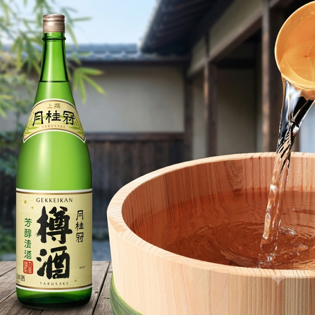杉樽と清酒